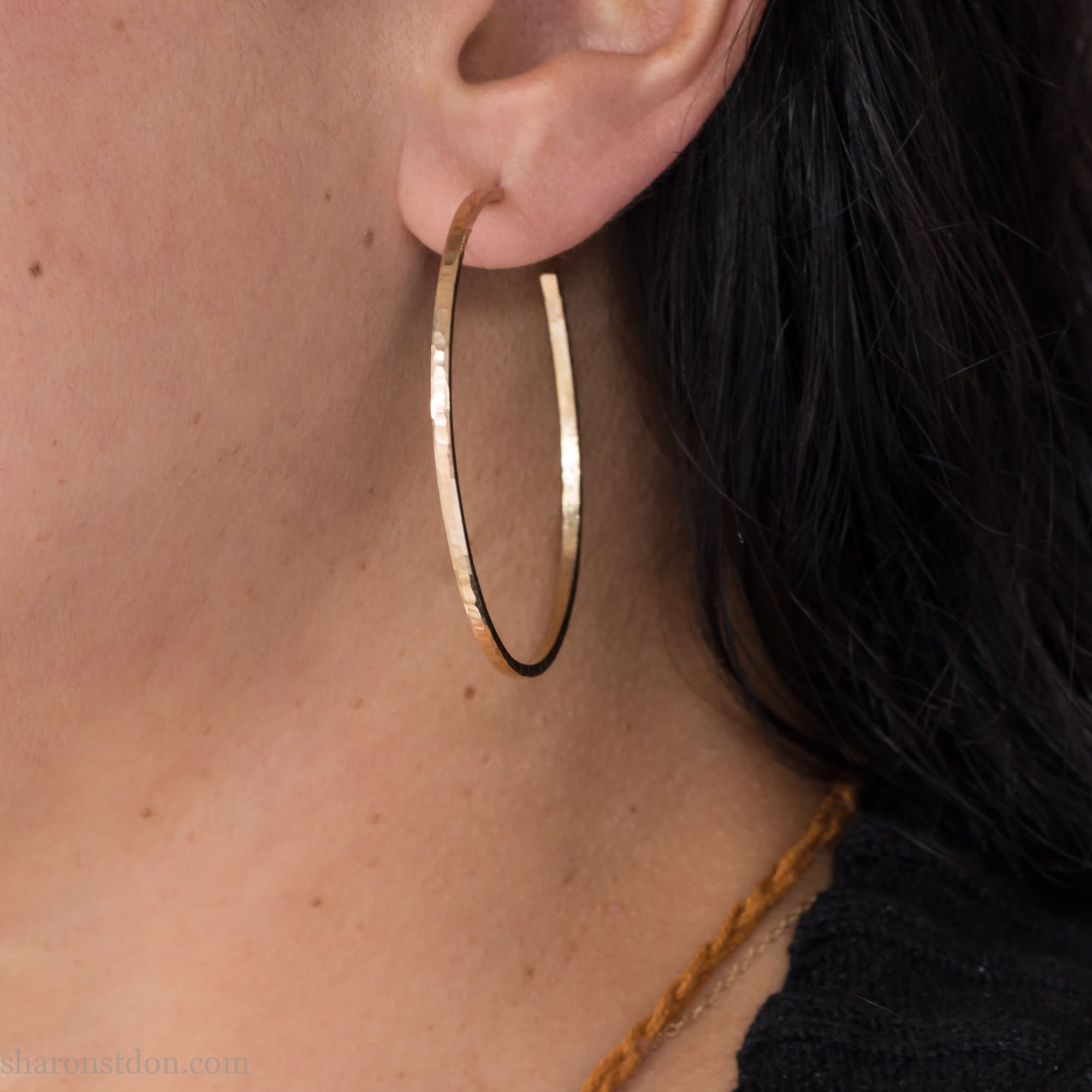 Gold Joan Mini Hoops - PDPAOLA